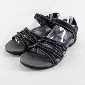 Teva Tirra Sandals Womens Size 11 Black Purple Adjustable Strap Sport Hiking